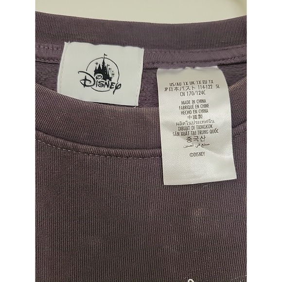 NWT Disney Sweatshirt Womens 1X Gray The Nightmare Before Christmas Jack Sally - Picture 2 of 7